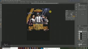 How To Make PUBG TOURNAMENT Poster Design in Photoshop/Effect Lab