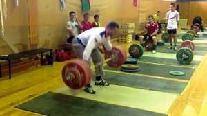 Дмитрий Берестов рывок 190 кг x2