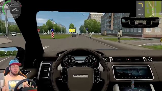 ТАКСИСТ СОШЕЛ С УМА - СЛОМАЛАСЬ МАШИНА в CITY CAR DRIVING + РУЛЬ смотреть онлайн