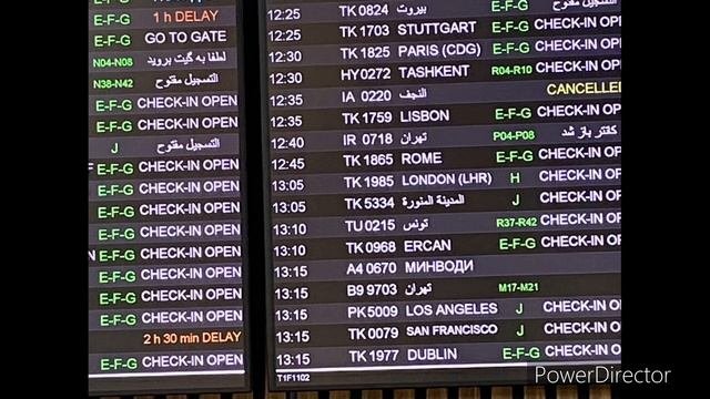 Аэропорт Стамбула / Обзор зоны прилёта и вылета