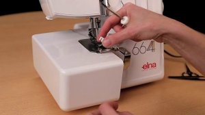 Elna 664. Вшивание резинки