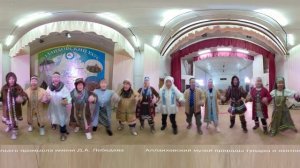 Круговой эвенский танец Хедэ