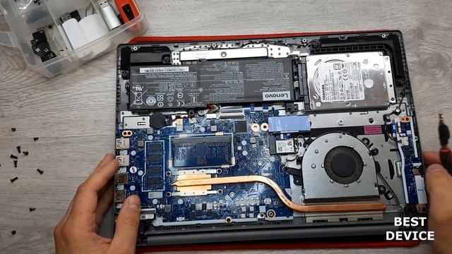 Как разобрать Lenovo S145-15IKB, замена термопасты, установка SSD, Апгрейд смотреть онлайн