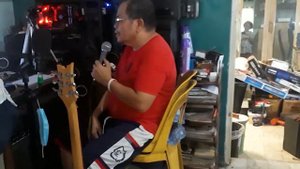 Testing setup Yamaha MG 07BT mixer, cover "All my life" by America