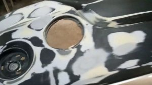 Покраска заднього бампера Nissan Qashqai.