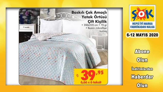 Şok 6-12 Mayıs 2020 Aktüel Ürünleri смотреть онлайн