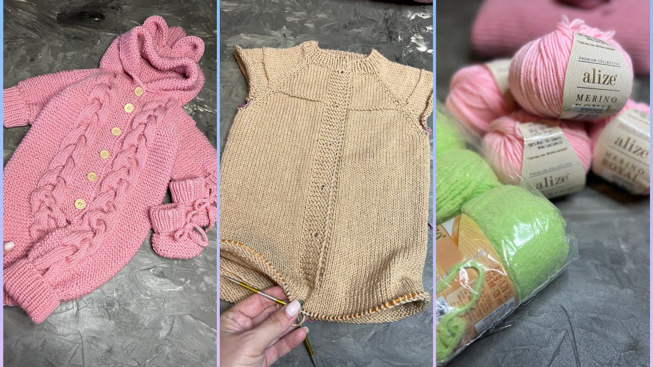 ВЯЗАНИЕ // ДЕТСКИЕ КОМБИНЕЗОНЫ СПИЦАМИ // СП ПОРА НАДЕТЬ *6. 3й отчет. смотреть онлайн