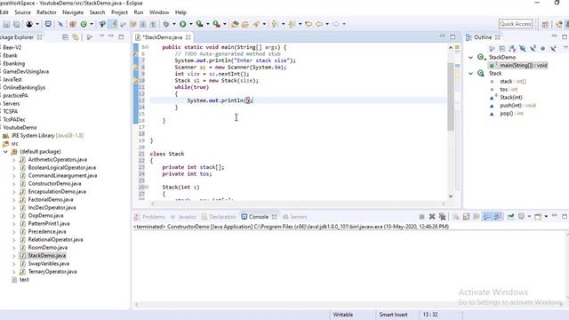 How to implement Stack in Java | LIFO data structure | Stack data structure смотреть онлайн