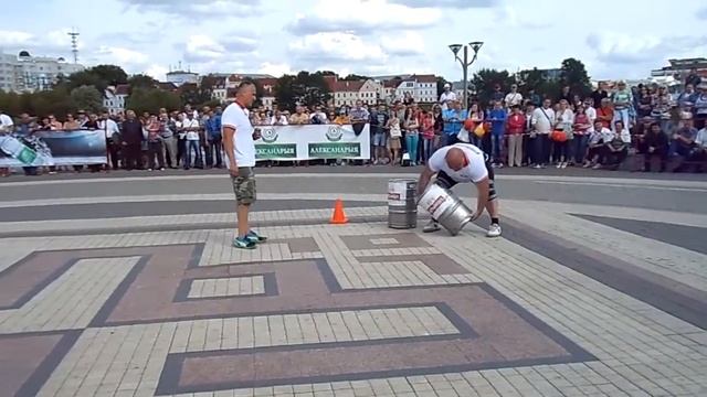 KRINICA MINSK STRONGMAN CUP - 2014, Видас Блекайтис -кеги. смотреть онлайн