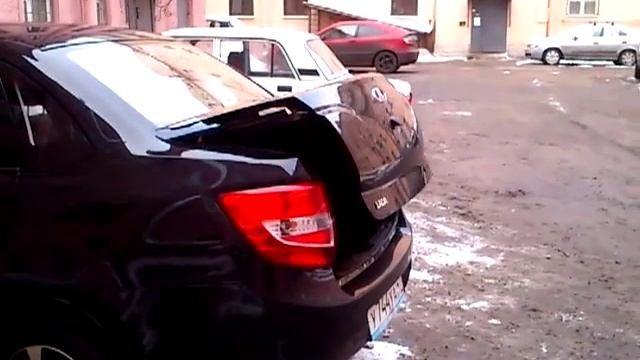 Открытие багажника на Лада Гранта смотреть онлайн