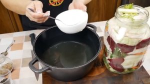 Капуста по-грузински. Идеальная ХРУСТЯЩАЯ КВАШЕНАЯ КАПУСТА на зиму, цыганка готовит.