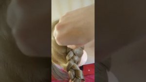 Два пучка из косичек.Простые прически на каждый день для детей.