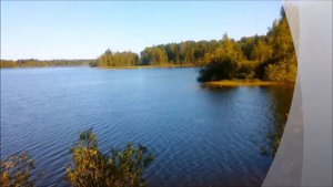 Рыбалка с лодки на оз Велькота лен область