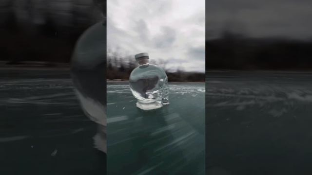 #бутылка #череп #лед #озеро #зима смотреть онлайн