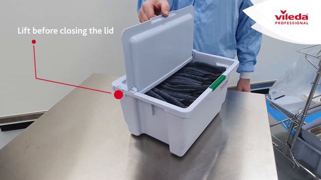 Vileda Professional® | Mop pre preparation for CE Cleanrooms смотреть онлайн