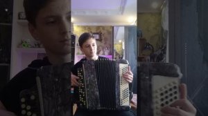 Синева - (кавер на баяне)!