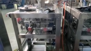 Горизонтальная упаковочная машина в готовые пакеты(пакет квадропак) Китай
