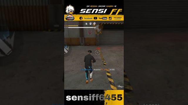 #short #freefire🔥Sensi ff op headshot 😈 Attitude status video👾Sensi ff S006 ff👽 #Sensi