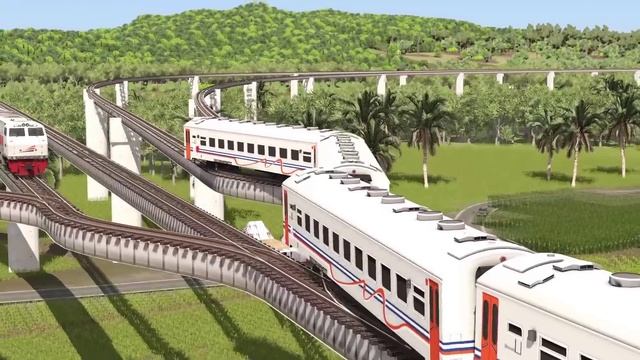 Jembatan Bercabang 5 Kereta Api смотреть онлайн