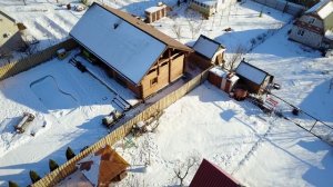 Полет квадрокоптера DJI Mavic на даче