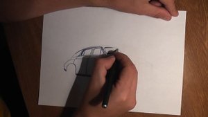 Как нарисовать ГАЗ М20 "Победа"