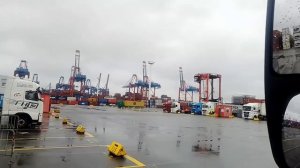 Как выглядит работа в портах Гамбурга. port hamburg