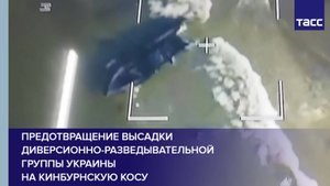 Предотвращение высадки диверсионно-разведывательной группы Украины на Кинбурнскую косу