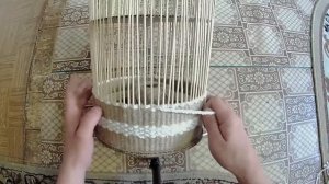простая корзинка из джута и шпажек своими руками a simple basket made of jute and skewers DIY