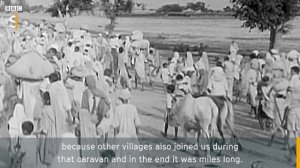 Partition: 'Walking for 11 days to reach India' - BBC Stories