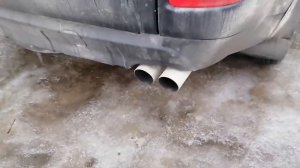 Mitsubishi Outlander xl V6 3.0 коллектора Stinger прямая 63 труба, глушитель прямоточный AT&A.
