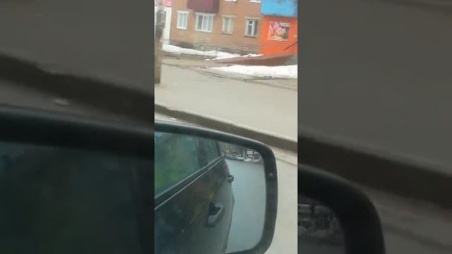 Чистополь. Город со своей историей. Вид из окна машины.