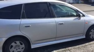 Видео-тест автомобиля Honda Stream (серебро, 2002г., D17A, RN1-1132684)