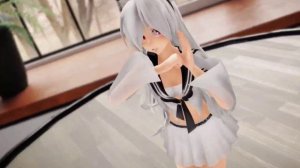 【MMD】묵찌빠 __ MMook JJi BBa [Swimwear Haku](1080P_60FPS).mp4