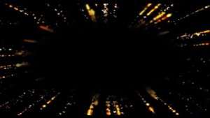 Футаж Золотые лучи с искрами