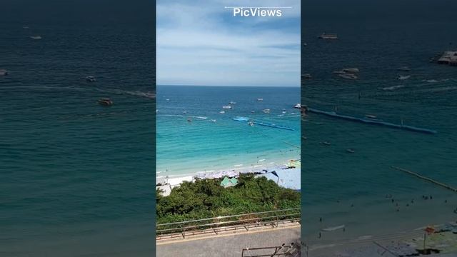 Какая выглядит пляж Таваен на острове Ко Лан. 11 декабря 2023. Паттайя. Таиланд. Погода, пляж, море