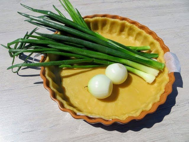 Вкуснятина на ужин - угодит всем! Бабушкин заливной пирог с зеленым луком