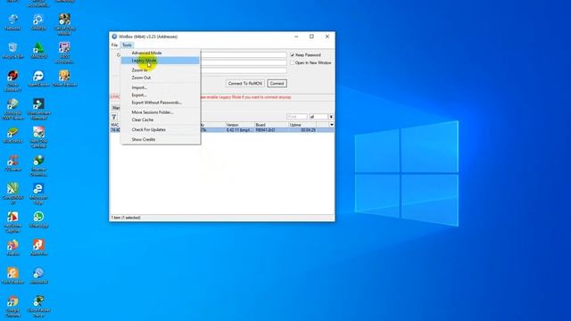 Error Router Does Not Support Secure Conection Please Enable Legacy Mode If You Want To Connect Any