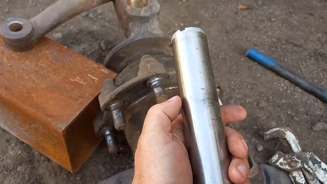 Перепресовка шкворней на прицепе 2 птс 4