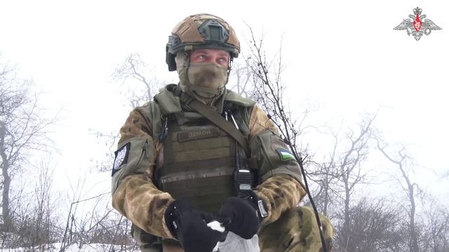 Разминирование придомовых территорий и обочин дорог в населенных пунктах на Донецком направлении