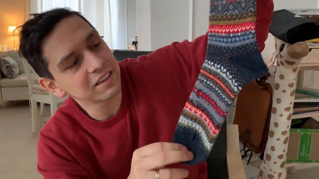 ЯПОНСКИЕ носки Chup Wool Lampa - Indigo