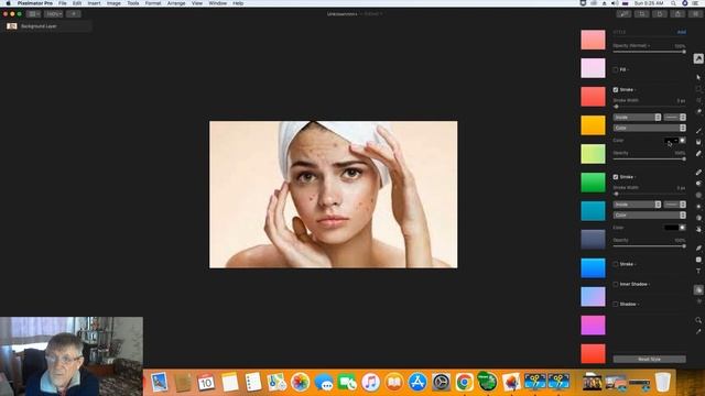 Pixelmator Pro: Как делать Ретушь кожи, цветокоррекция , текст ... смотреть онлайн
