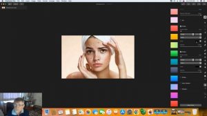 Pixelmator Pro: Как делать  Ретушь кожи, цветокоррекция , текст ...