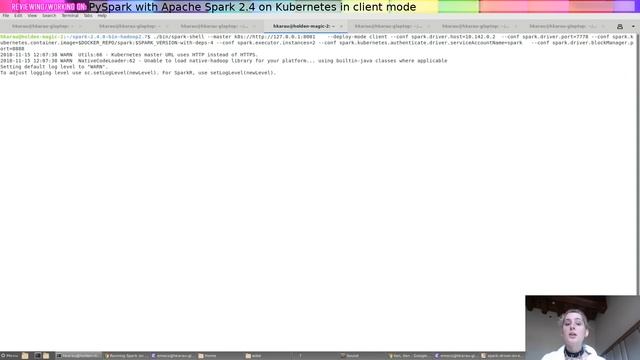 Apache Spark 2.4 on Kubernetes example with GKE - client mode смотреть онлайн