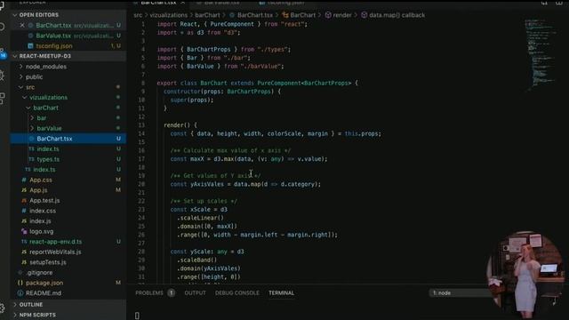 React Chicago August 2021 - "Visualizations with React & D3" by Allie Wilson смотреть онлайн