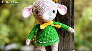 Амигуруми: схема Мышонок. Игрушки вязаные крючком - Free crochet patterns.