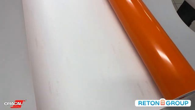 Виниловая плёнка глянцевая Oracal 641 (оракал) оранжевая: 034 / рекламная пленка для плоттера смотреть онлайн