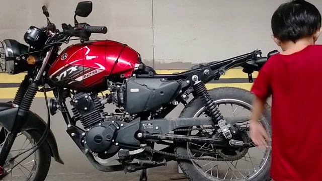 Yamaha Ytx125 Modified | Rear Fender from Keeway Cafe Racer152 | Retro Tail Light Grill Signal Ligh смотреть онлайн