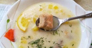 Суп из консервной горбуши Простой Рецепт