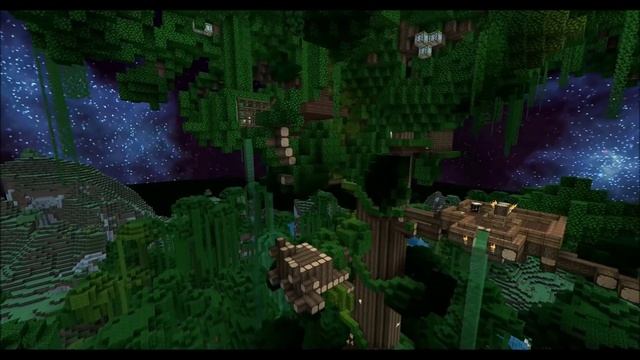 Minecraft Woodland Realm Fantasy Elf Home смотреть онлайн