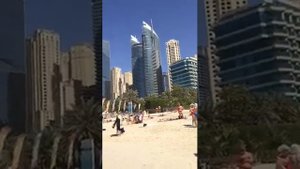 Пляж JBR дубай jumeirah beach residence